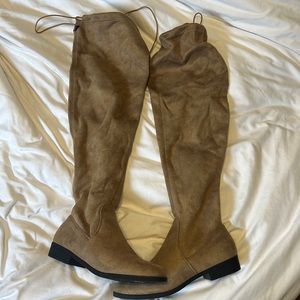 NEW Thigh High Brown Boots